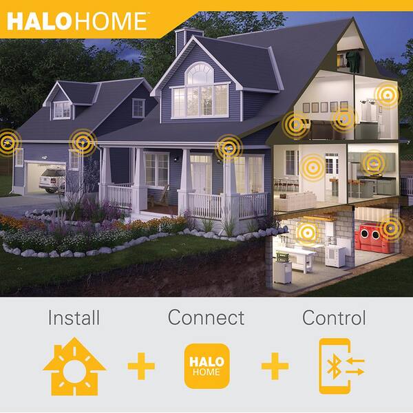 5 and 6 in. Tunable CCT Bluetooth Smart Integrated LED Recessed Trim with In-Wall Accessory Dimmer by HALO Home