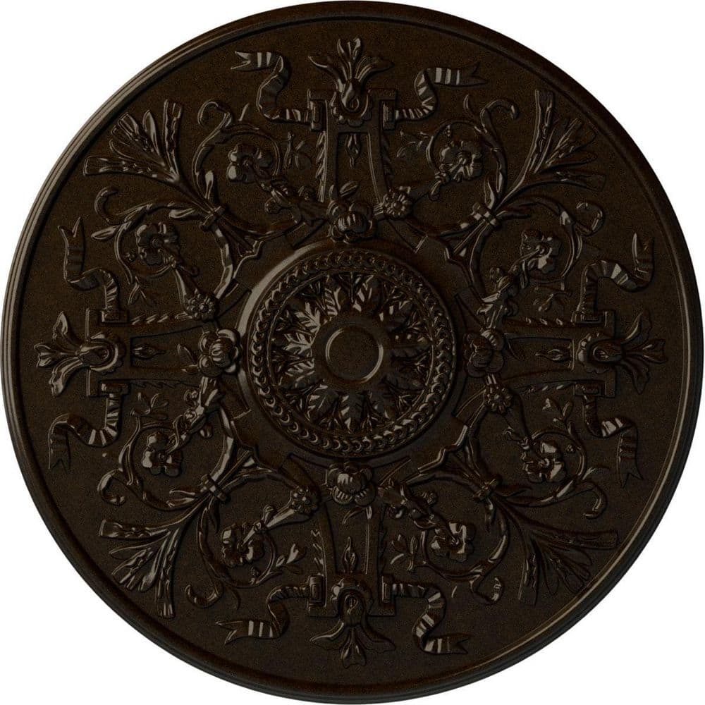 33 in. x 1-3/4 in. Versailles Urethane Ceiling (Fits Canopies up to 3-1/4 in.), Bronze price history on PriceWatchPro