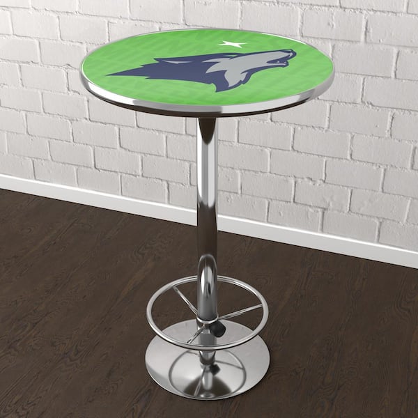 Unbranded Minnesota Timberwolves City Green 42 in. Bar Table