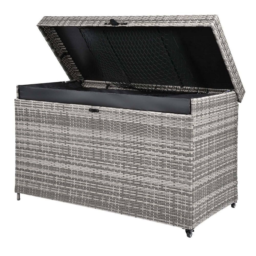 200 gal. Wicker Deck Box with Wheels in Grey price history on PriceWatchPro