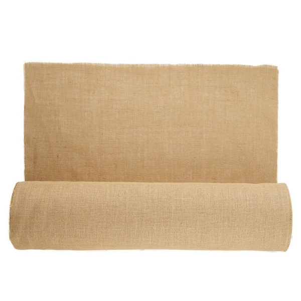 Burlap Rolls, 36 in. x 150 ft. and 50 x 50 High Density Wide Natural Burlap Rolls, For Decorating Accessory