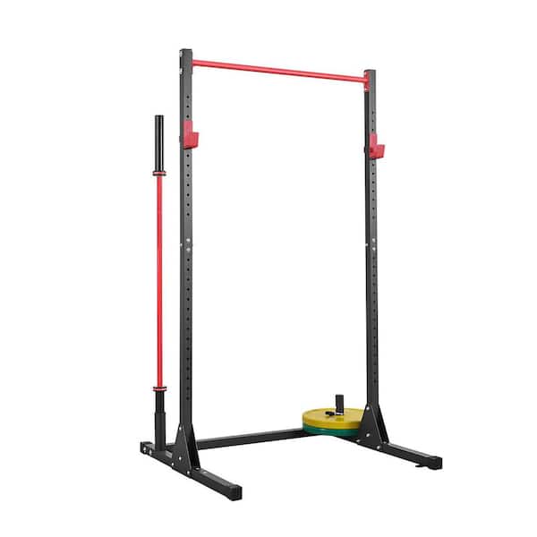 Power Cage Squat Rack, 800LBS. Strength Training Workout Home Gym, Multifunctional Power Rack Bench Press Equipment