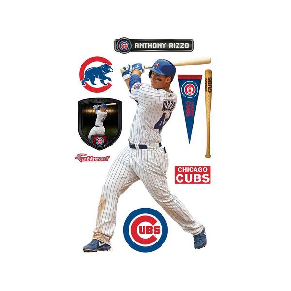 Fathead 77 in. H x 51 in. W Anthony Rizzo Wall Mural