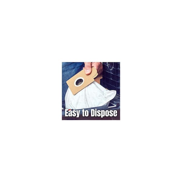 Shop Vacuum Bags for Electrolux EL204B, Replacement Filter Bag for EL5010 Aptitude, Uprights Vacuum Cleaner (10-Pack)