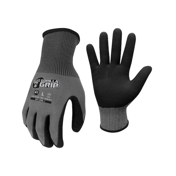 GORILLA GRIP Large Precision Grip A1 Cut Resistant Work Gloves 22862 050