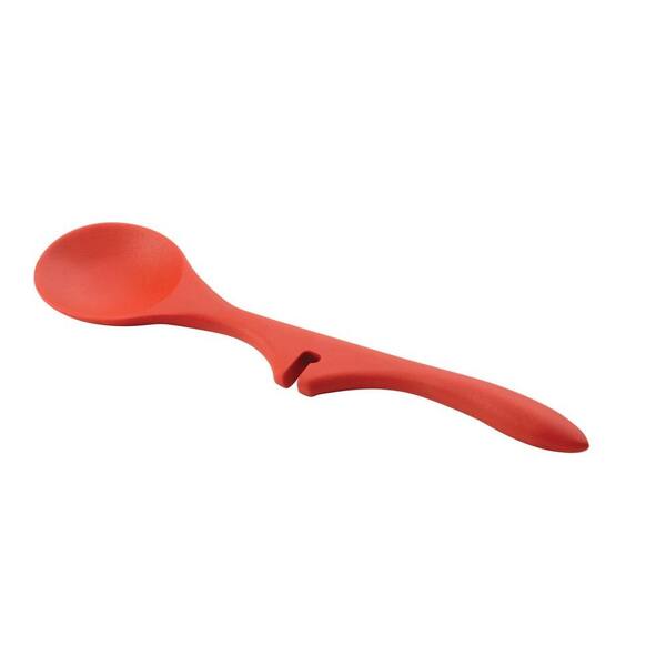 Rachael Ray Silicone Red Lazy Solid Spoon