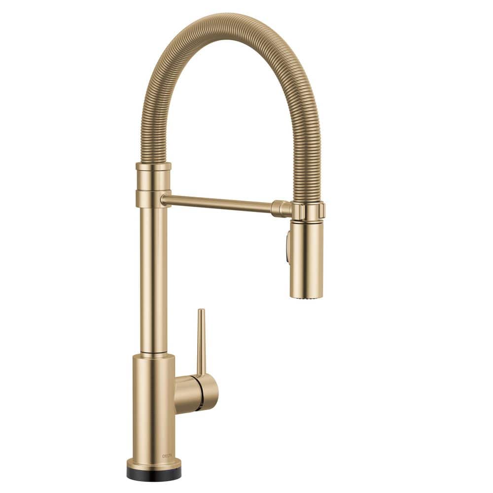 Delta Trinsic Spring Gold Touch2O Touchless Technology Single