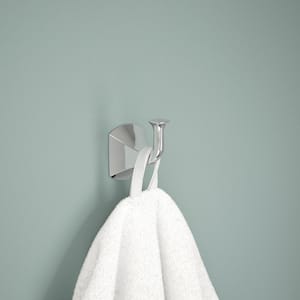Pierce Single Towel Hook Bath Hardware Accessory in Polished Chrome
