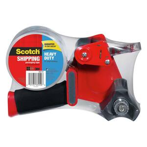 Scotch 1.88 in. x 54.6 yds. Heavy Duty Shipping Packaging Tape with Dispenser