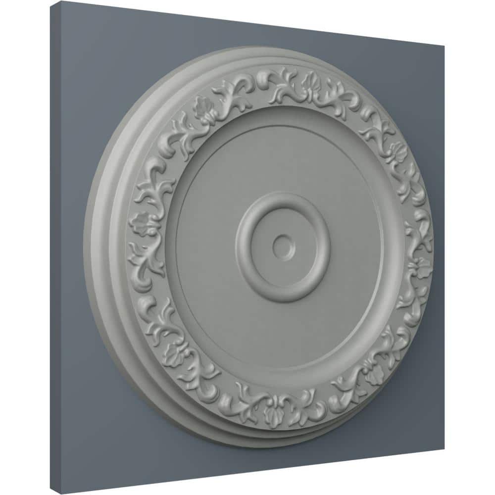 Kepler 7.5'' White Urethane Rosette Applique