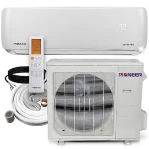 Pioneer 18,000 BTU 1.5 Ton 19 SEER Ductless Mini Split Inverter+ Wall ...