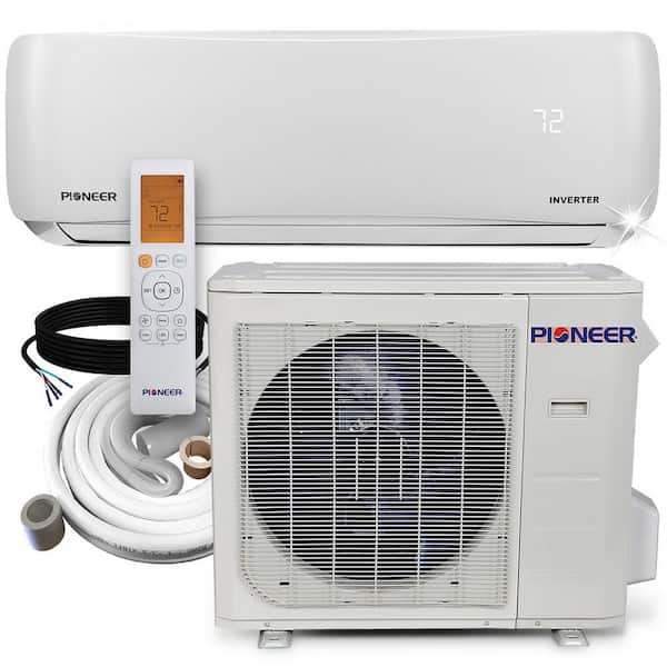 Pioneer 18,000 BTU 1.5 Ton 19 SEER2 Ductless Mini Split Air Conditioner Heat Pump Variable Speed DC Inverter+ System 208/230V