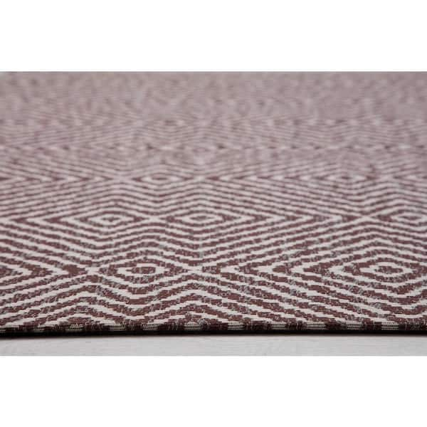 Anji Mountain Rug'd Chair Mat 40 x 54 La Cienega Black & White / 1/2