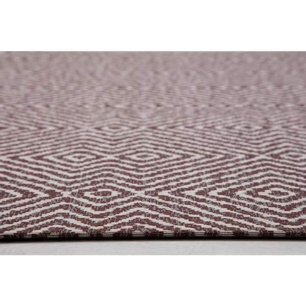 Luxor Multi-Colored 54 in. x 40 in. Polyester Chair Mat