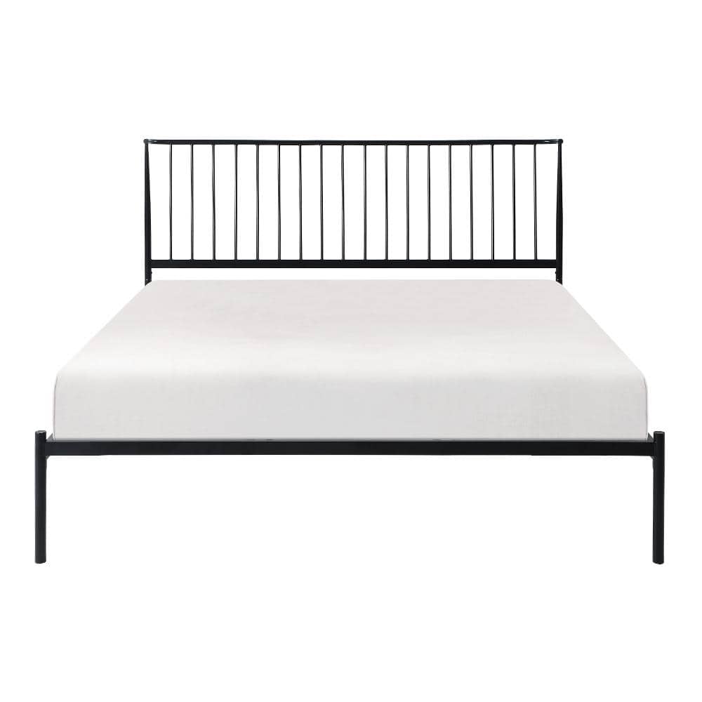 Seldovia Black Metal Frame Eastern King Platform Bed