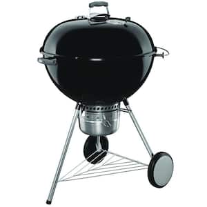 Original Kettle Premium 26 in. Charcoal Grill in Black with Built-In Thermometer