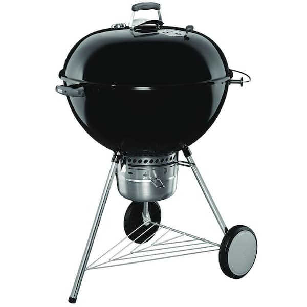 Weber 26 in. Original Kettle Premium Charcoal Grill in Black with Built-In Thermometer