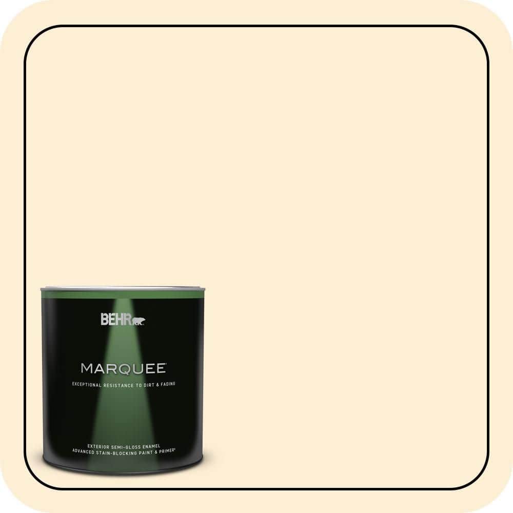 1 qt. #310A-1 Ivory Invitation Semi-Gloss Enamel Exterior Paint & Primer price history on PriceWatchPro
