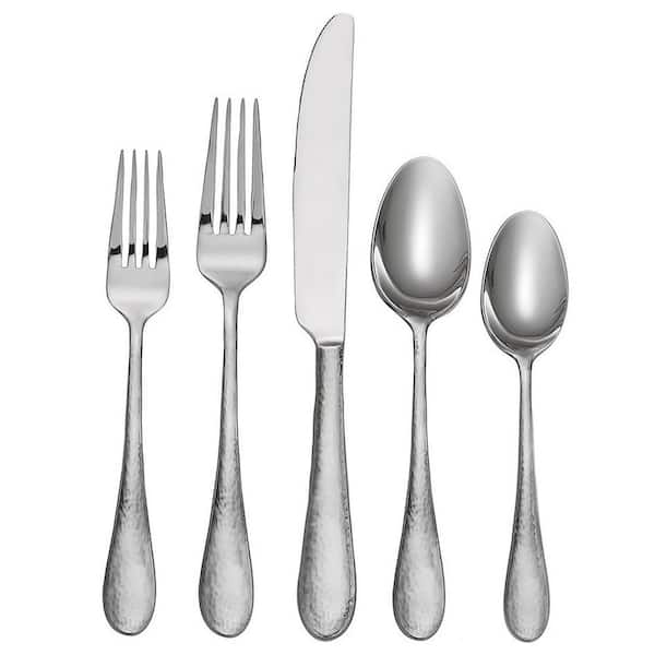 Oneida Tibet 45-Piece Silver 18/0 Stainless Steel Flatware Set (Service for 8)