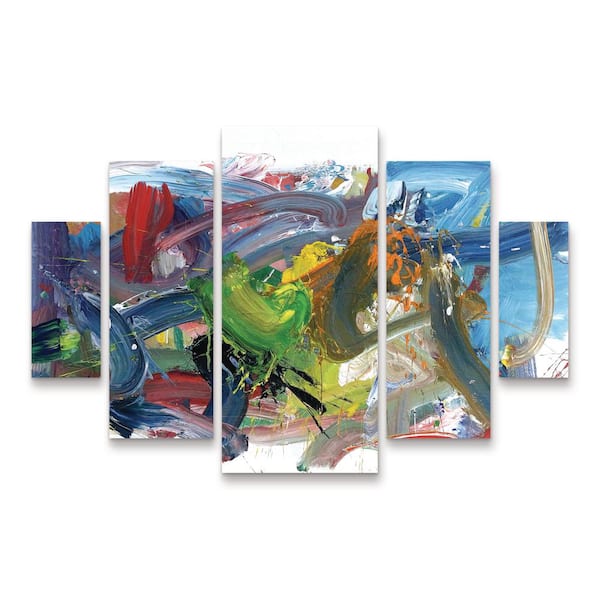 Trademark Fine Art Fong Fai Harmony Of Nature 5-Piece Panel Set Unframed Photography Wall Art 34 in. x 44 in.