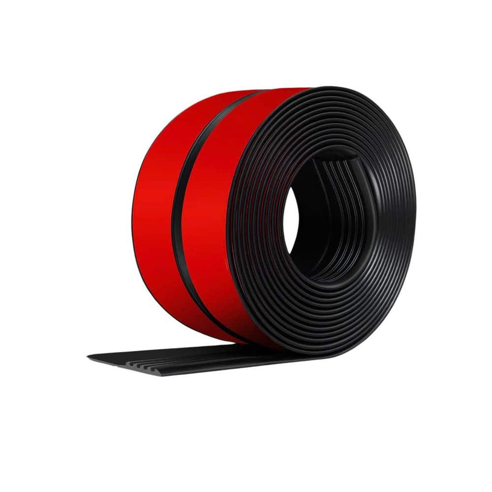 20 ft L x 4 in H x 1 in. ft. Non-Slip Waterproof Vinyl Stair Nosing Edging Black Rubber Trim Indoor Outdoor 1 Roll price history on PriceWatchPro