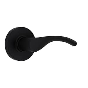 Primrose Matte Black Passage Hall/Closet Door Lever