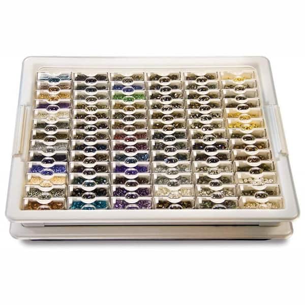 Bead Storage Solutions Elizabeth Ward Mixed Bead Tray with Jewelry Findings  Tray in 2023