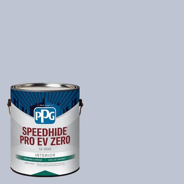 PPG Speedhide Pro EV Zero 1 gal. PPG1041-4 Blue Dolphin Flat Interior Paint