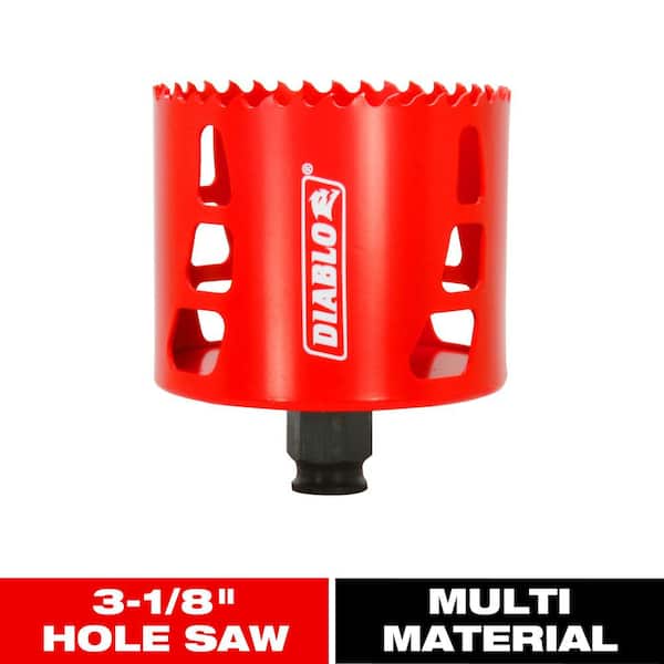 DIABLO 3-1/8 in. Bi-Metal Hole Saw with 2-3/8 in. Cutting Depth