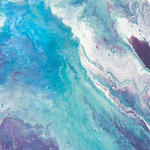 72 in. x 72 in. "Water From Above II" by Eva Watts Wall Art