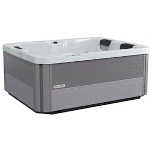 Willow 3-Person 32-Jet 115-Volt Acrylic Plug and Play Hot Tub with Lounge Seating