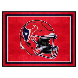 Houston Texans Red 8 ft. x 10 ft. Plush Area Rug
