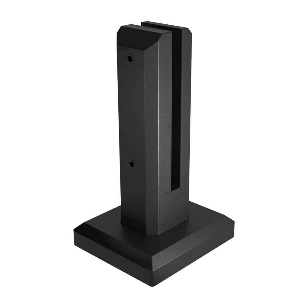 MountainView 16.5 in. x 5 in. Black Glass Deck Railing Stainless Steel Fascia Spigot price history on PriceWatchPro