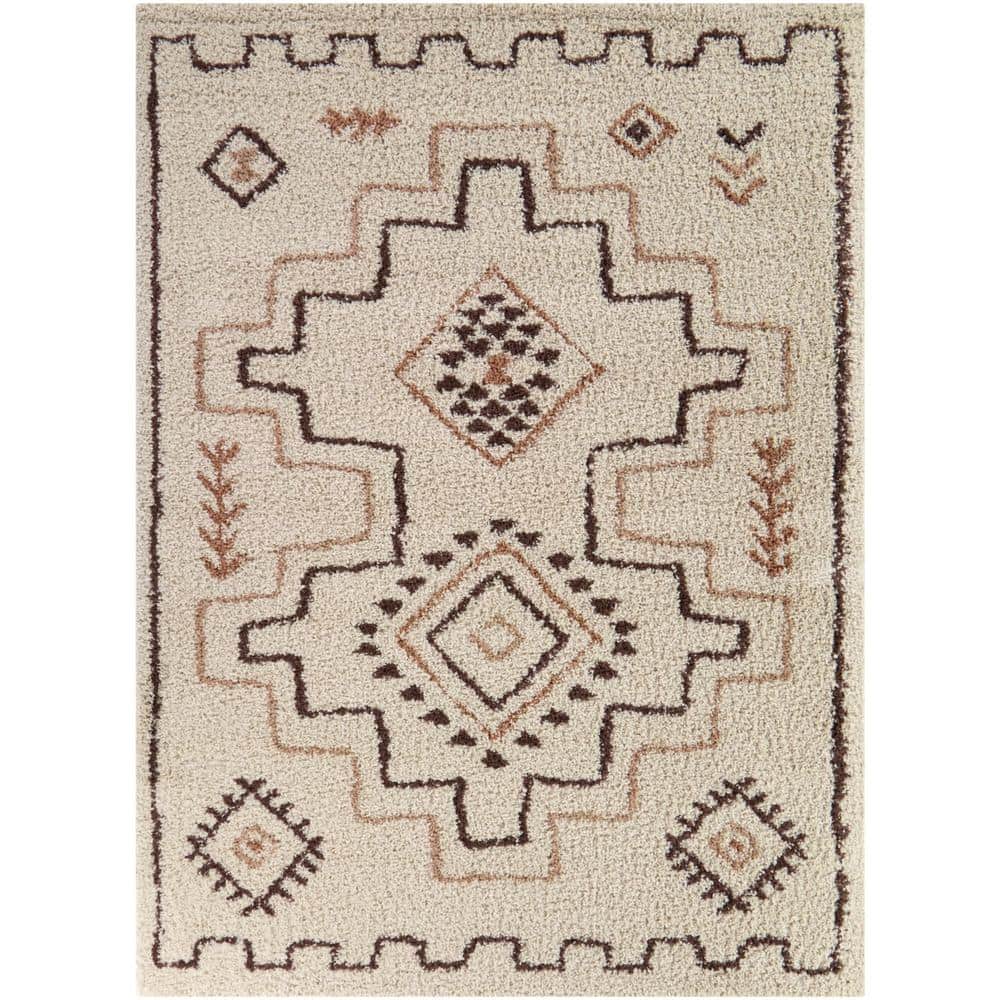 Lynceus Cream 8 ft. x 10 ft. Moroccan Area Rug price history on PriceWatchPro