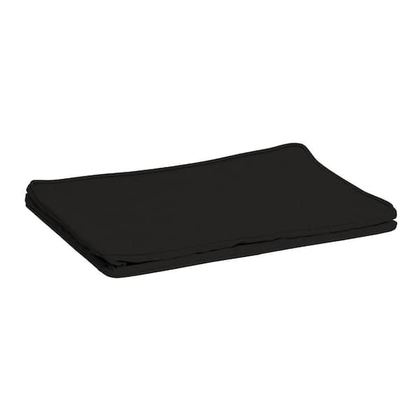 ARDEN SELECTIONS ProFoam 18 in. x 24 in. Outdoor Deep Seat Back Cover, Onyx Black
