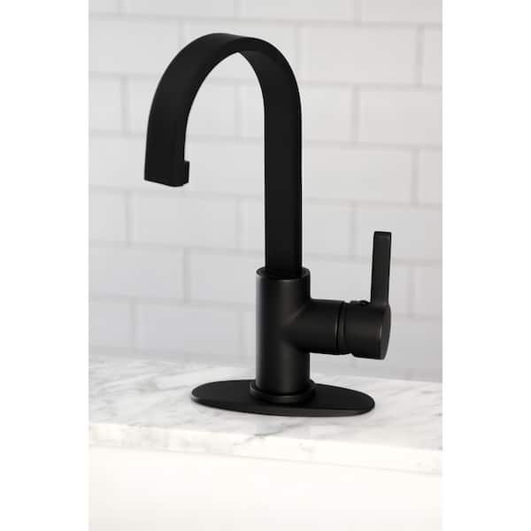 Continental Single-Handle Bar Faucet in Matte Black