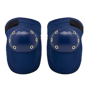 Knee Pads - Tough Cap Thick Foam Padding, Adjustable Elastic Straps (Blue)