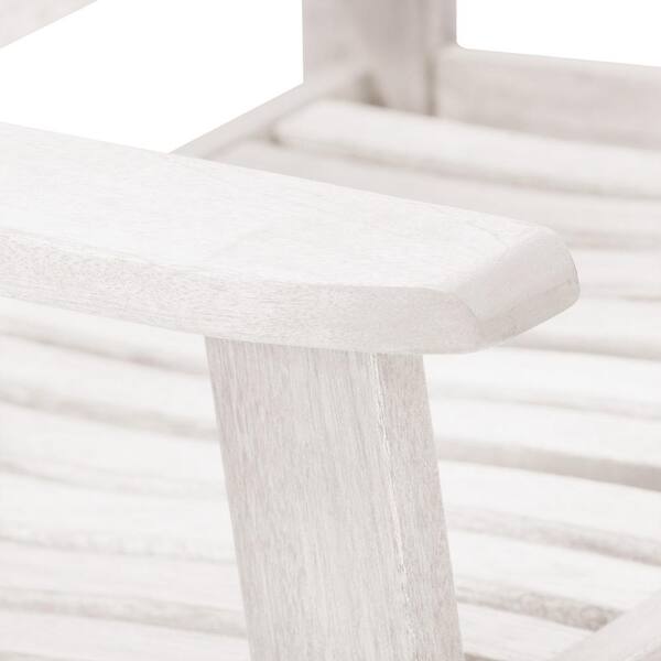 whitewashed rocking chair