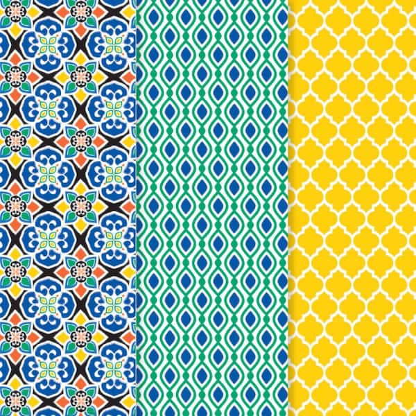 Americana 12 in. x 16 in. Decou-Page Paper Moroccan (3-Pack)