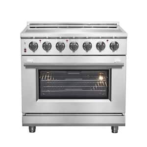 Massimo 36 in. Freestanding Chef Door Electric Range