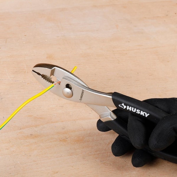 Husky 8 in. Standard Slip Joint Pliers 90920 - The Home Depot