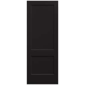 36 in. x 96 in. Monroe Black Painted Smooth Solid Core Molded Composite MDF Interior Door Slab