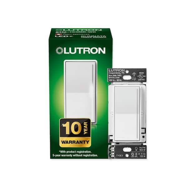 Sunnata Touch Dimmer Switch, for LED and Incandescent Bulbs, 150-Watt LED/3 Way or Multi Location, White (STCL-153MR-WH)