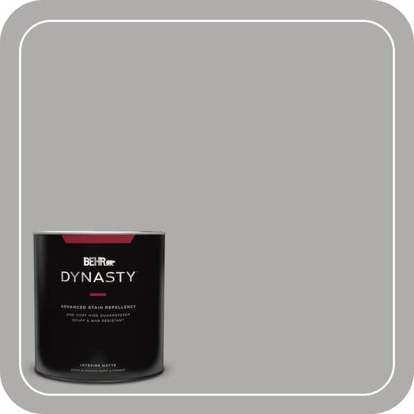 BEHR DYNASTY 1 qt. Home Decorators Collection #HDC-NT-27A Soft Pebble One-Coat Hide Matte Interior Stain-Blocking Paint & Primer