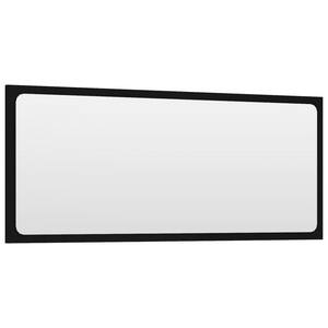 35.4 in. W x 14.6 in. H Rectangular Wood Framed Wall Mount Modern Decor Bathroom Vanity Mirror