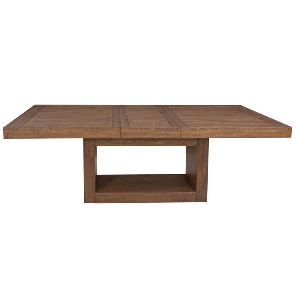 Garland Extendable Caramel Wood Dining Table for Eight