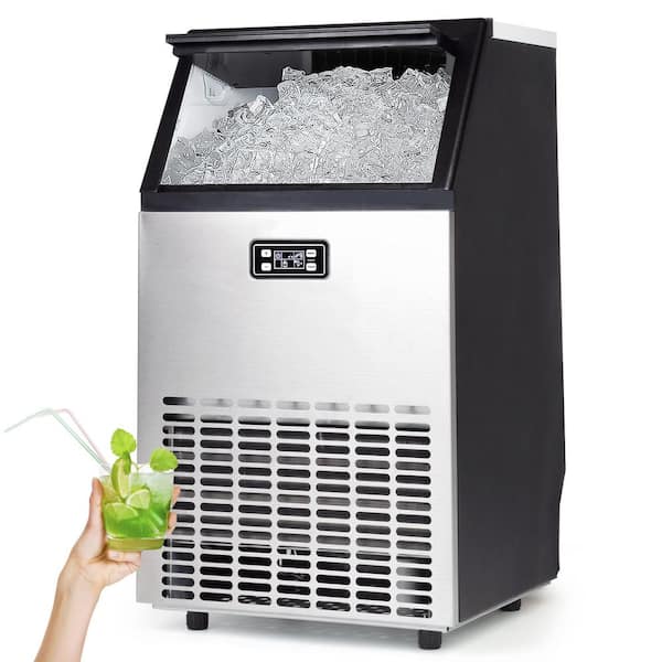 KFFKFF Commercial Ice Maker 110LBS/24H With 39LBS Storage Capacity Stainless Steel Machine Undercounter Restaurants Bars Ae5b14ad 04bf 4463 9f7c Bc9c874f357a.4f5f7fbaec72a5635357169302d00951
