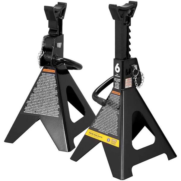 Torin 6-Ton Double-Locking Jack Stands (2-Pack)