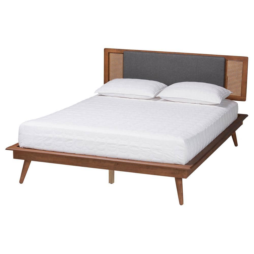 UPC 193271323951 product image for Delfina Brown Wood Frame Full Platform Bed | upcitemdb.com