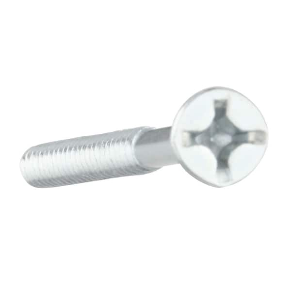 #14 x 3-1/2 in. Zinc Plated Phillips Flat Head Wood Screw (2-Pack)
